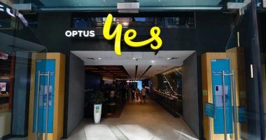 An Optus storefront.
