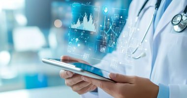 Doctor using imaging system