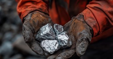 AI image of silver ore