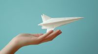 Paper plane concept