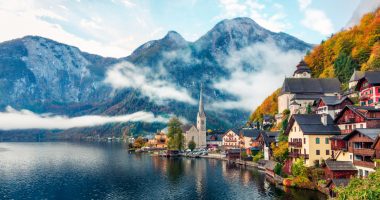 Hallstatt Lake in Austria