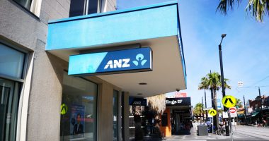 An ANZ bank on a shopping strip