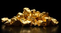 Shiny gold nuggets