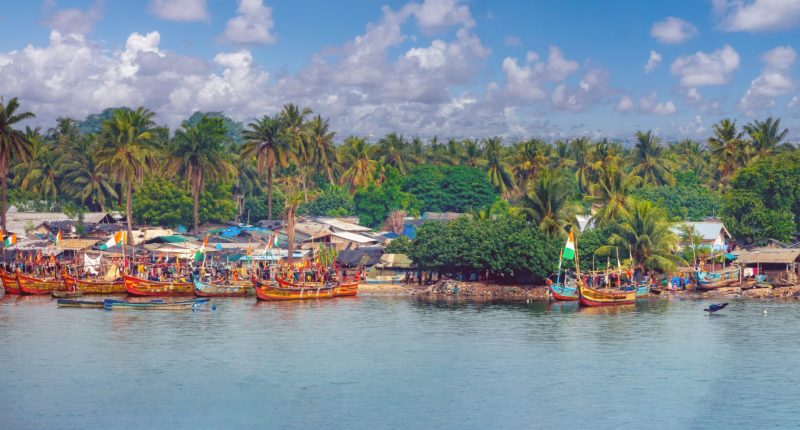 Fishing villages in Abidjan, Côte d'Ivoire