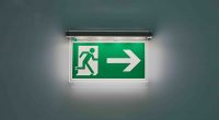 Exit sign
