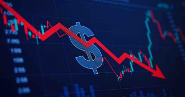 Stock chart concept