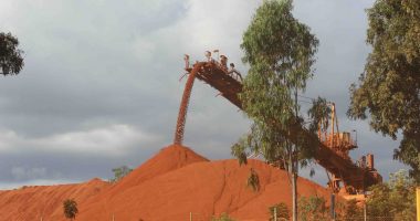 Iron ore somewhere in Aus