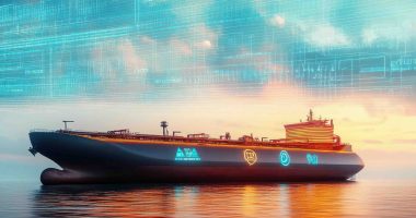 Futuristic carbon capture ship storage