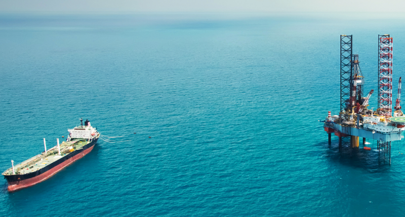 Image of an LNG rig